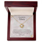 To My Beautiful Mom | Love Knot Necklace